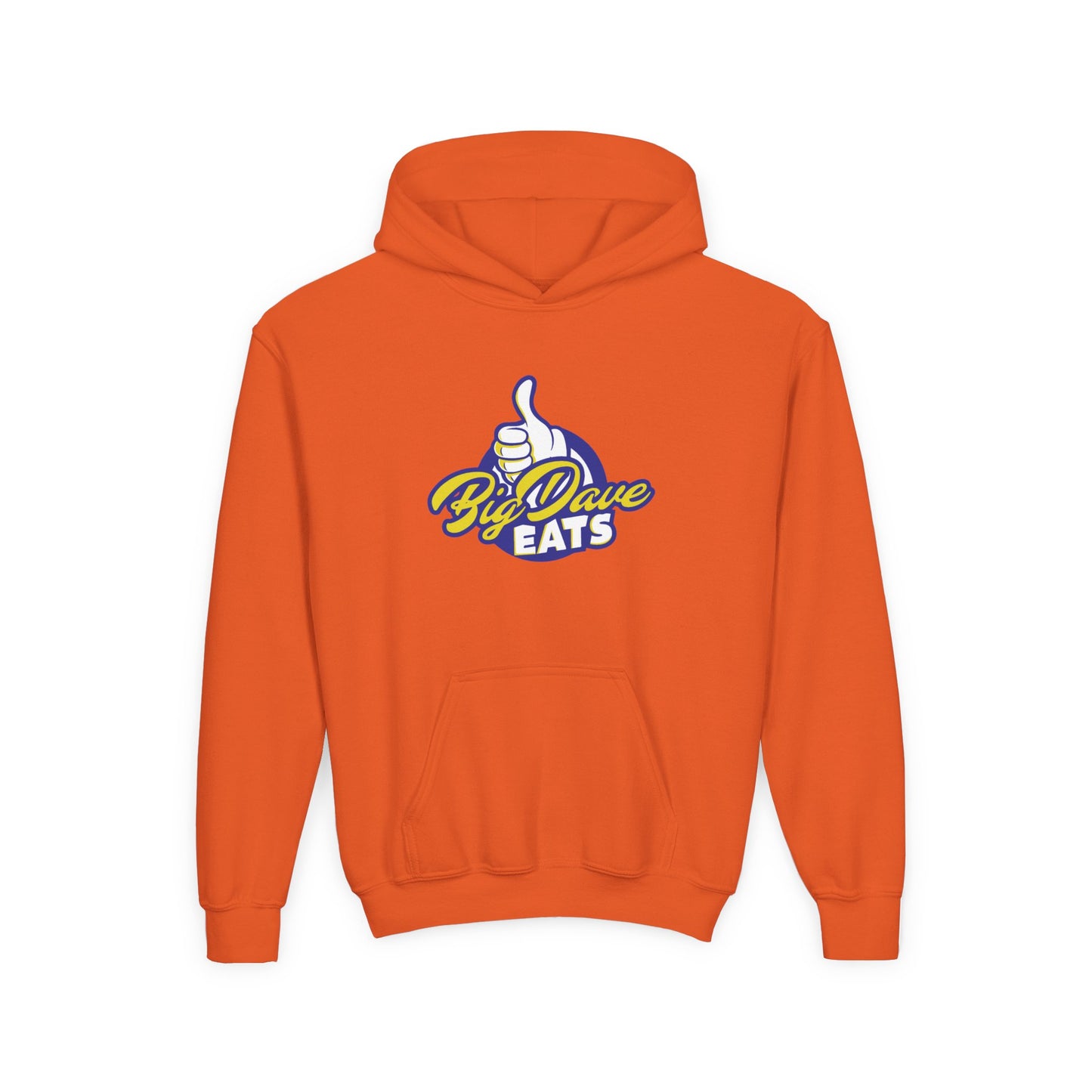 Comfortable Youth Hoodie with Big Dave Eats Design, Casual Wear, Gift Idea for Food Lovers, Cozy Layer for Fall and Winter