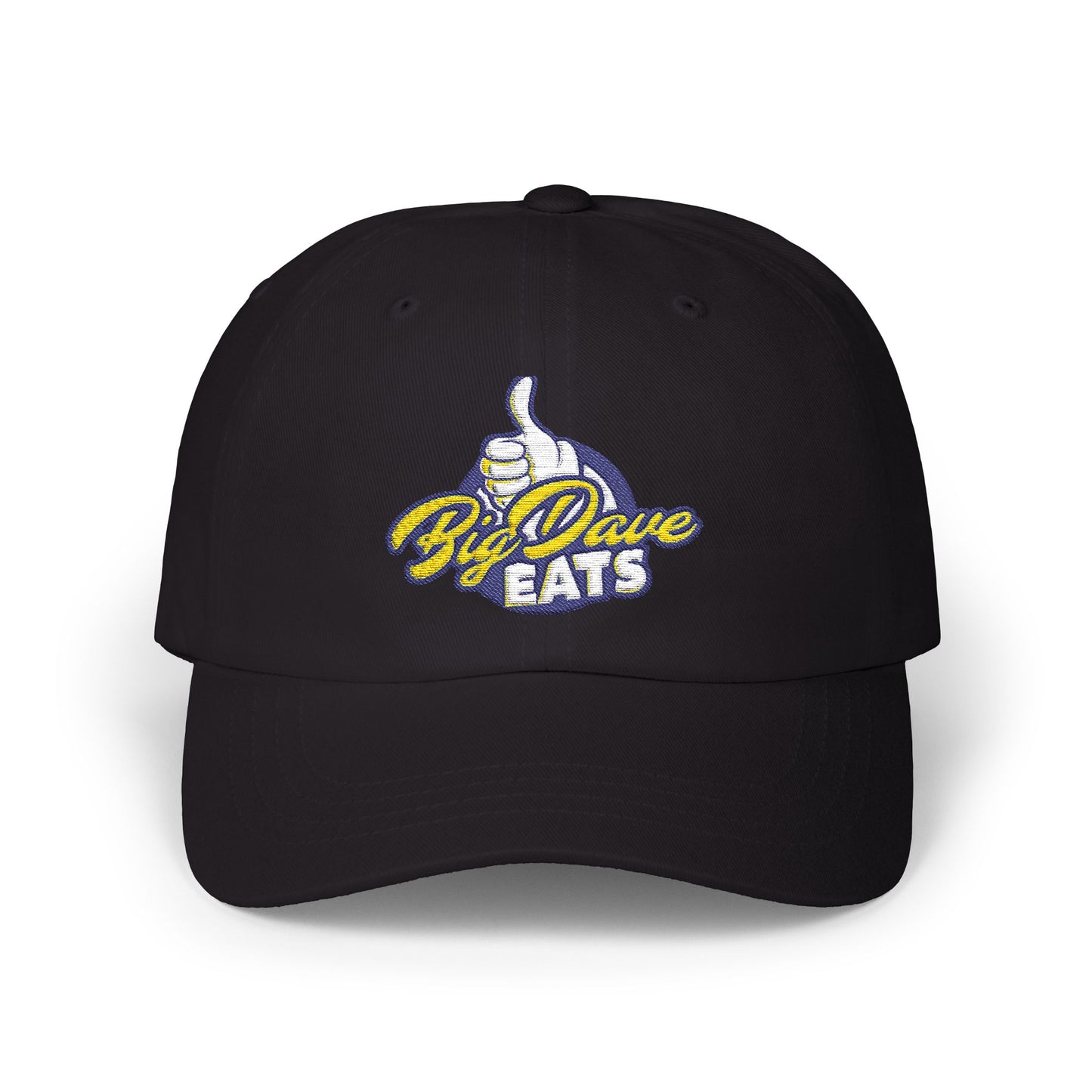 Big Dave Eats Classic Dad Cap - Casual Style for Foodies | 'Big Dave Eats' Embroidery