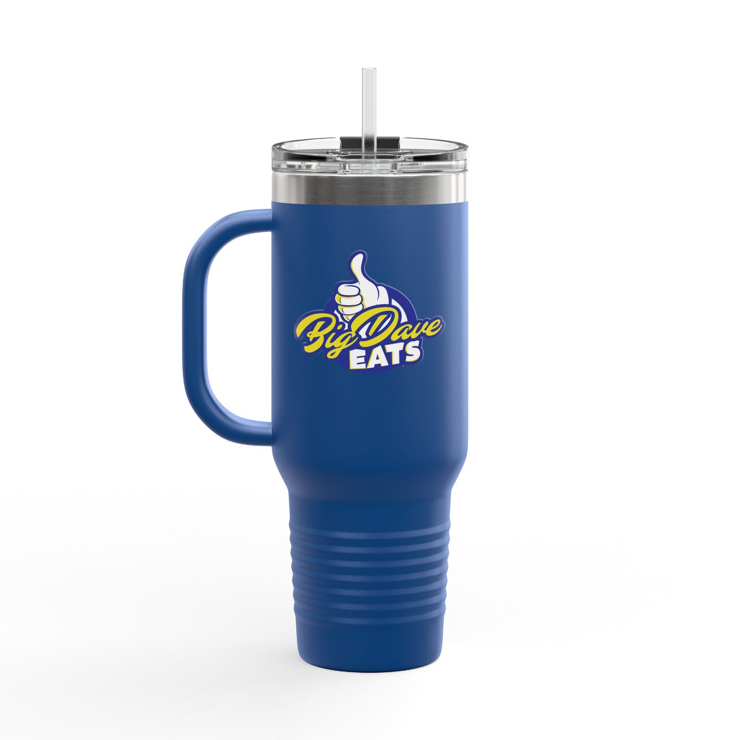 Insulated Travel Mug for On-the-Go, Perfect for Coffee Lovers, Big Dave Eats, Outdoor Adventures, Gifts for Adventurers, 40oz