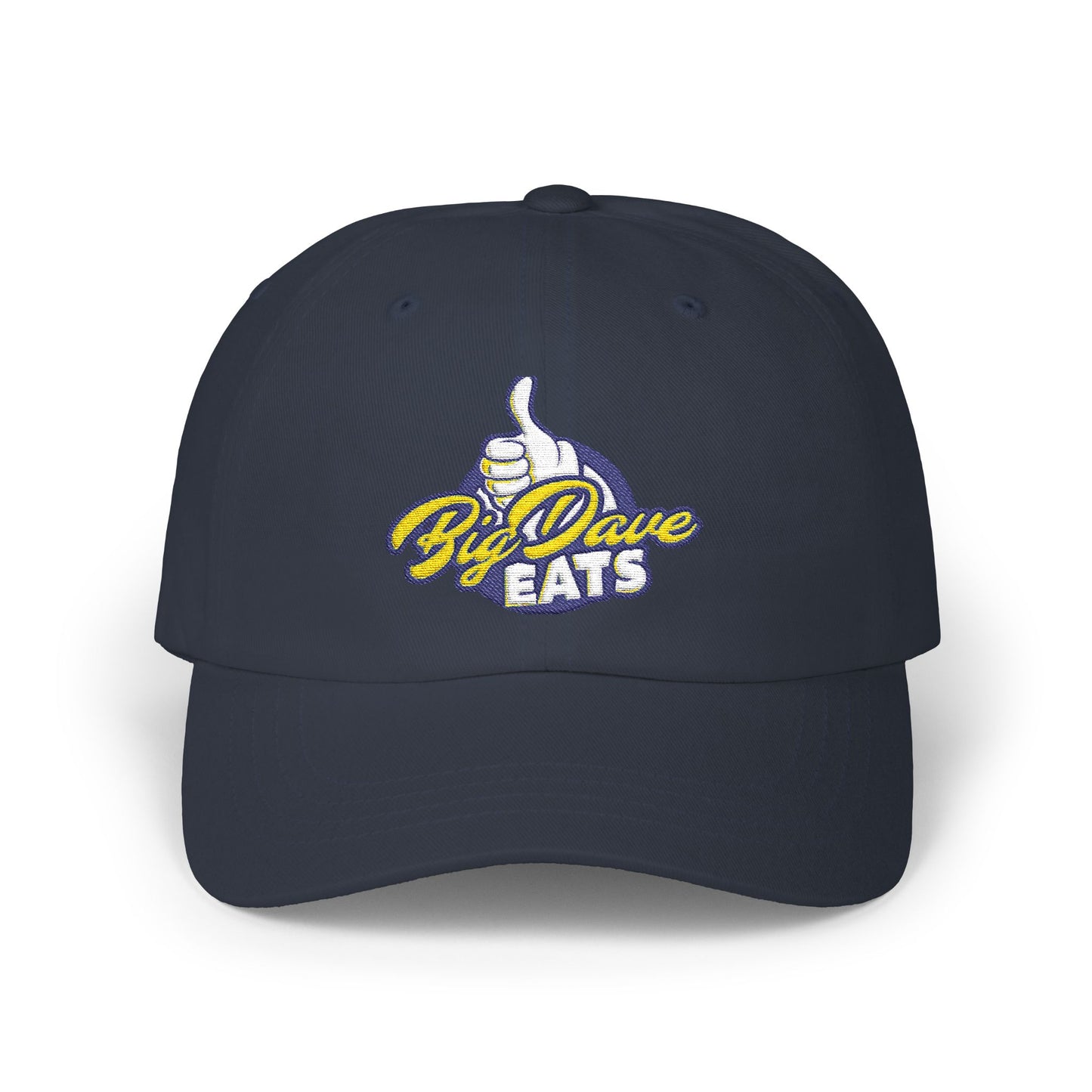 Big Dave Eats Classic Dad Cap - Casual Style for Foodies | 'Big Dave Eats' Embroidery