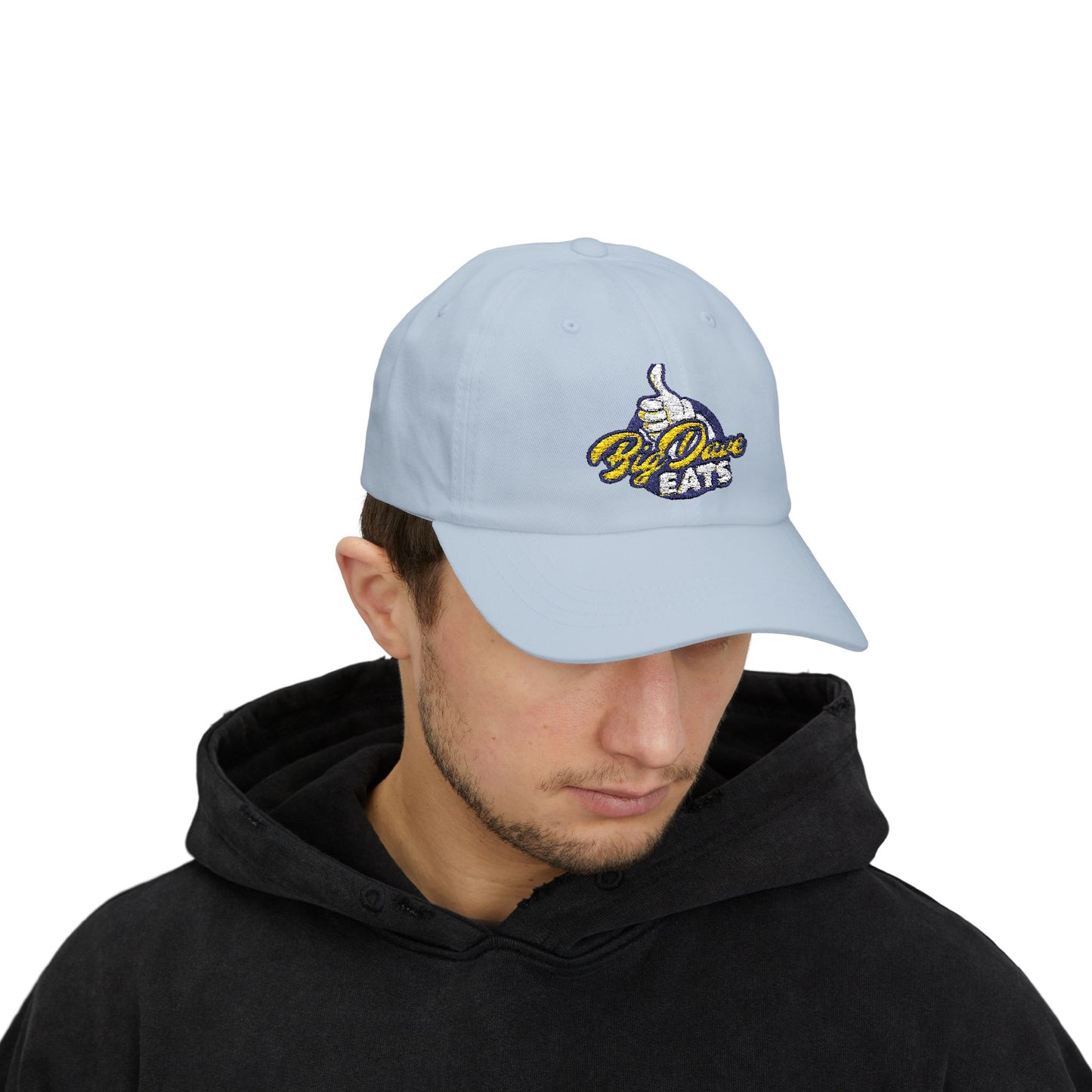 Big Dave Eats Classic Dad Cap - Casual Style for Foodies | 'Big Dave Eats' Embroidery