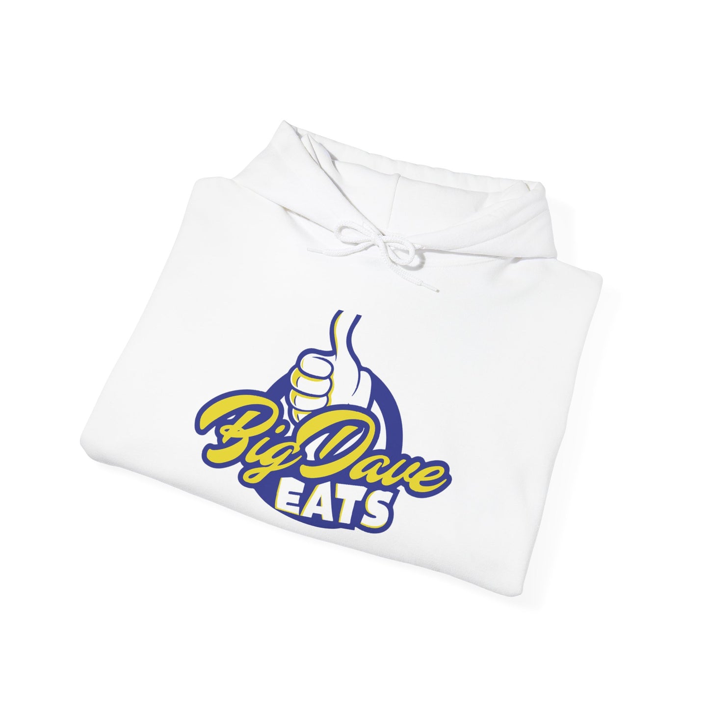 Big Dave Eats Hooded Sweatshirt - Cozy Unisex Sweater for Food Lovers, Perfect for Casual Wear, Gifts, Festivals