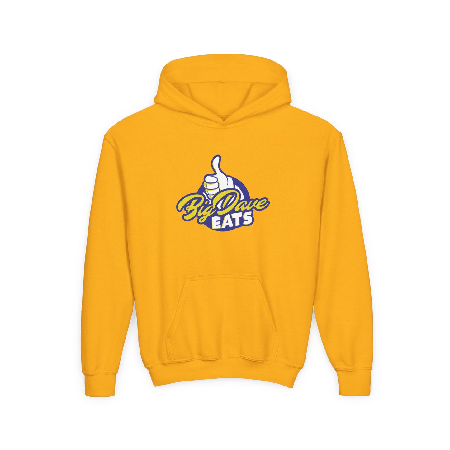 Comfortable Youth Hoodie with Big Dave Eats Design, Casual Wear, Gift Idea for Food Lovers, Cozy Layer for Fall and Winter
