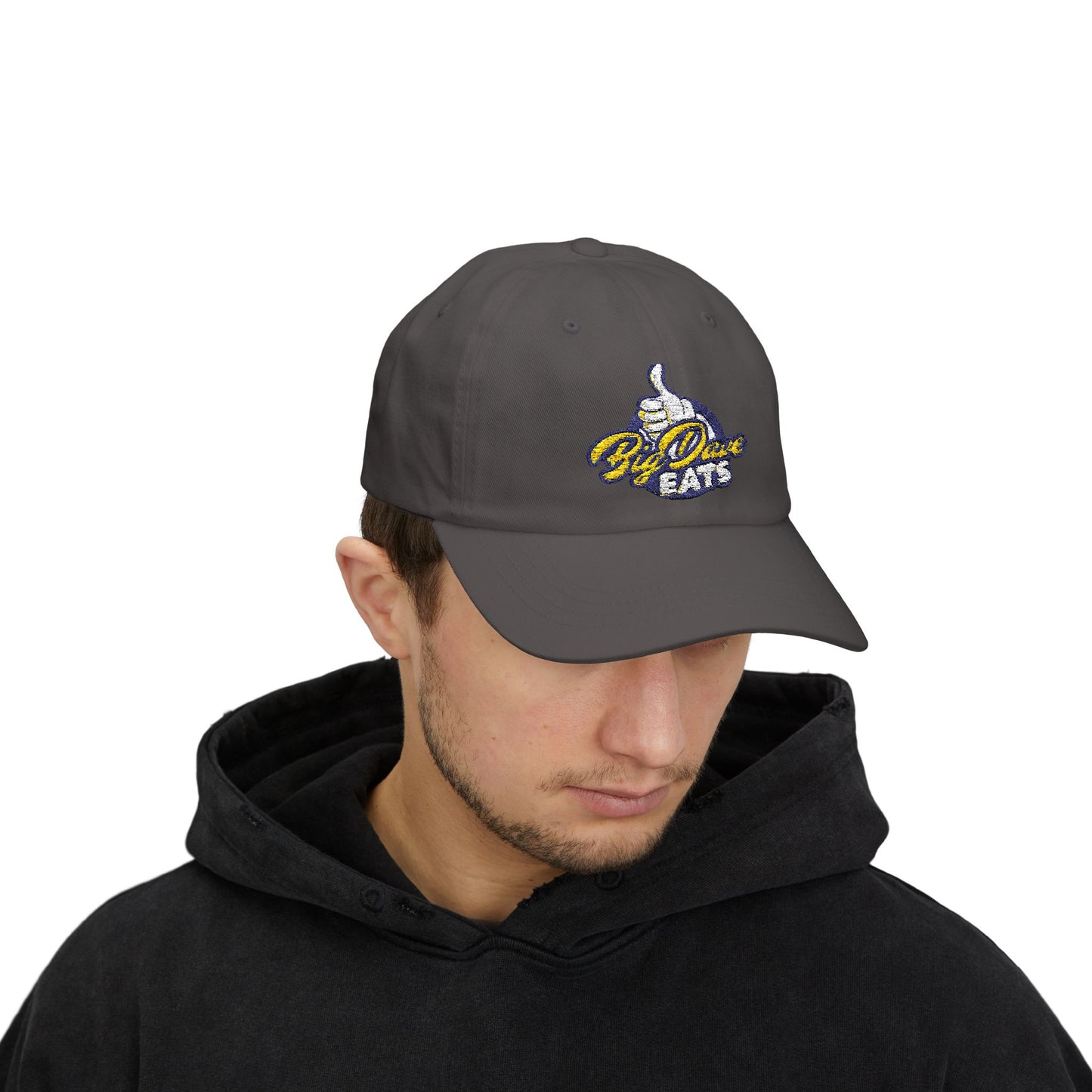 Big Dave Eats Classic Dad Cap - Casual Style for Foodies | 'Big Dave Eats' Embroidery