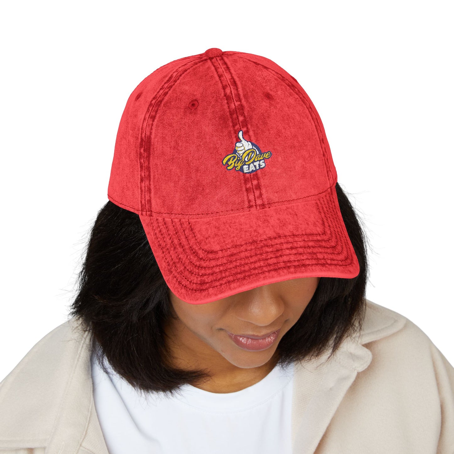 Vintage Embroidered Cap, Retro Cotton Hat, Casual Wear Accessory, Unisex Gift for Outdoors, Baseball Events, Summer Fashion