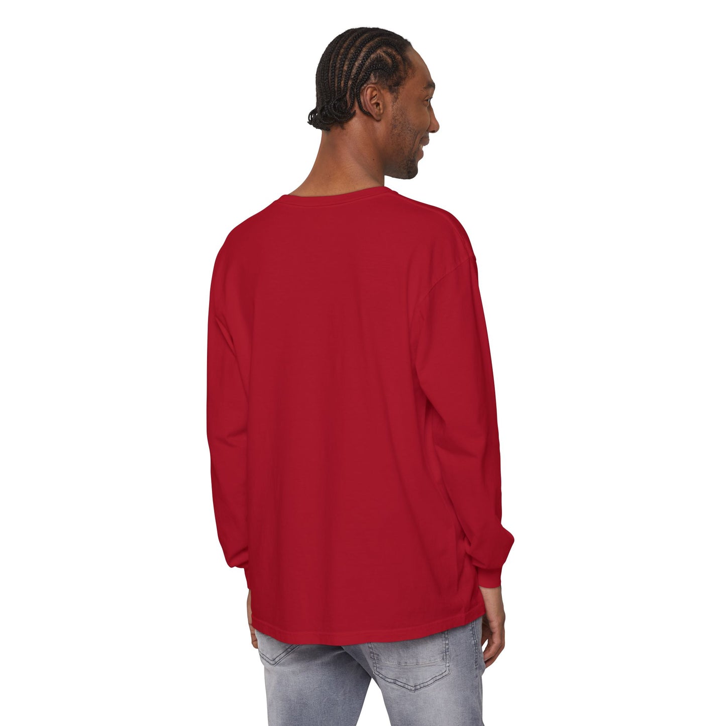 Big Dave Eats Long Sleeve T-Shirt - Casual Unisex Tee for Food Lovers