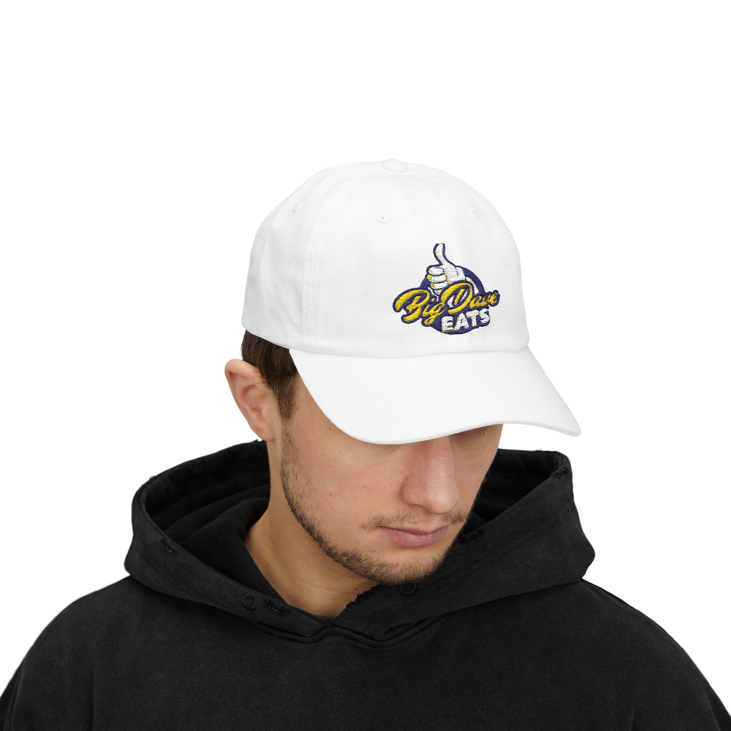 Big Dave Eats Classic Dad Cap - Casual Style for Foodies | 'Big Dave Eats' Embroidery
