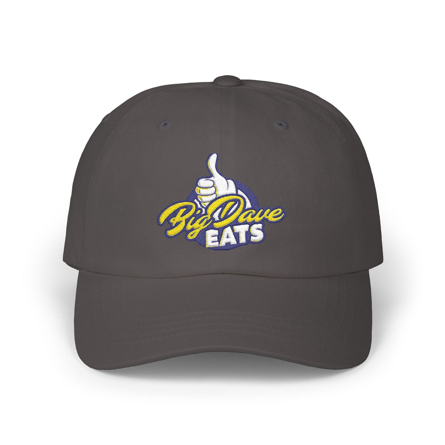 Big Dave Eats Classic Dad Cap - Casual Style for Foodies | 'Big Dave Eats' Embroidery