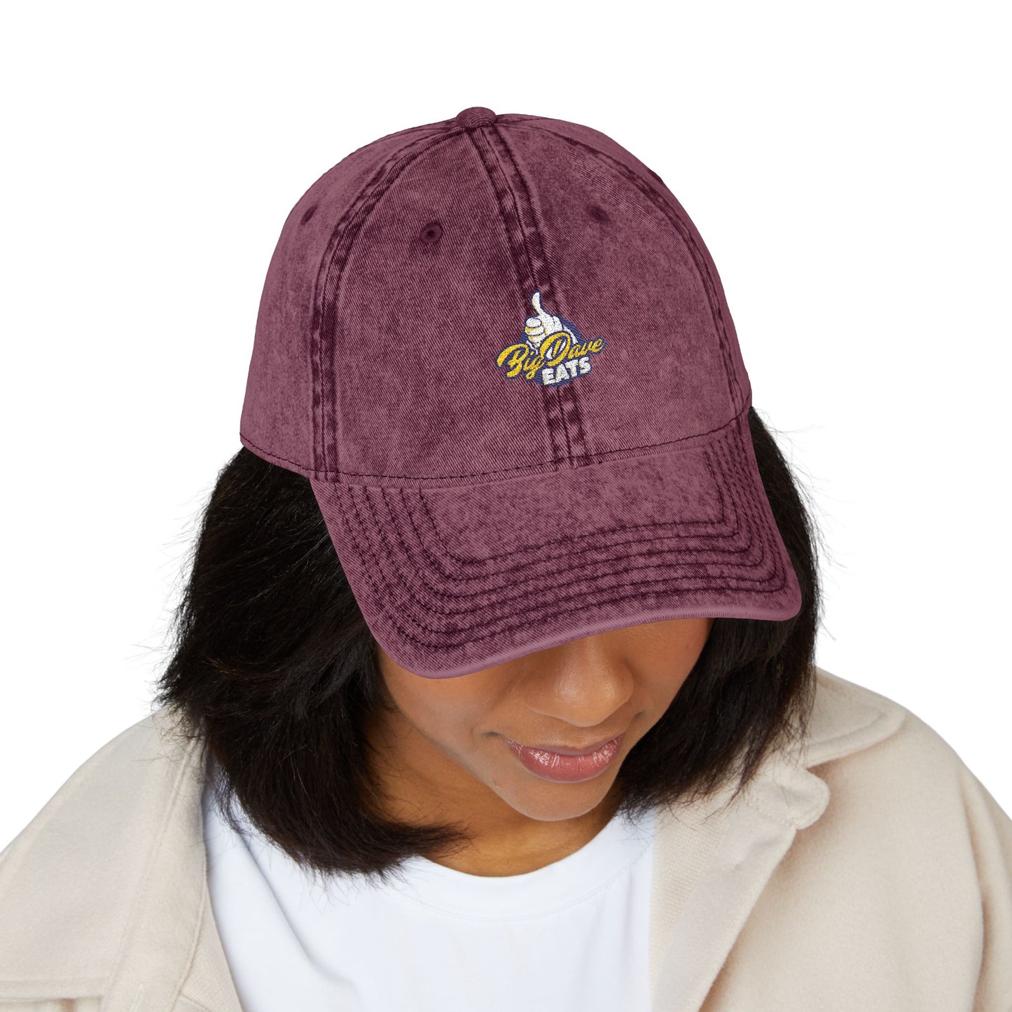 Vintage Embroidered Cap, Retro Cotton Hat, Casual Wear Accessory, Unisex Gift for Outdoors, Baseball Events, Summer Fashion