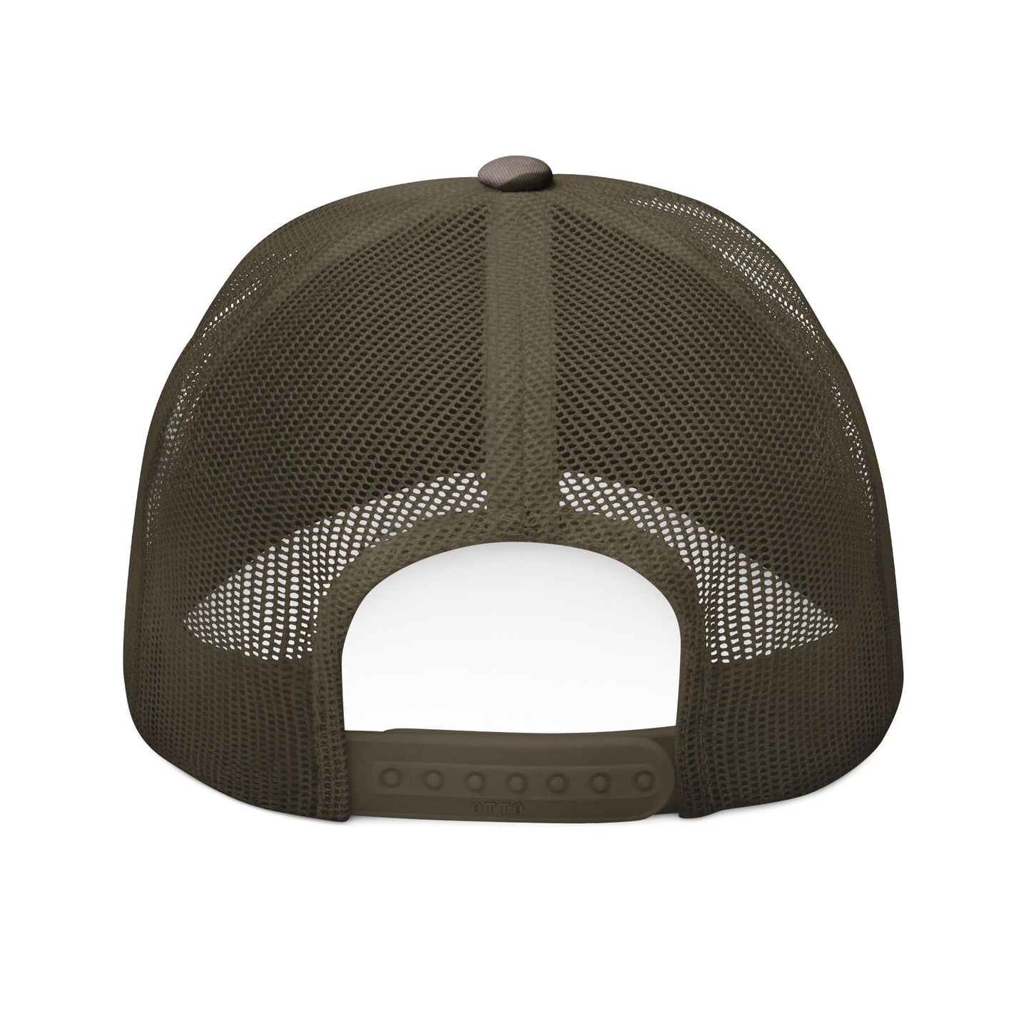 Camouflage Trucker Hat - Outdoor Style, Adjustable Fit, Perfect for Fishing, Camping, and Casual Wear, Big Dave Eats Design