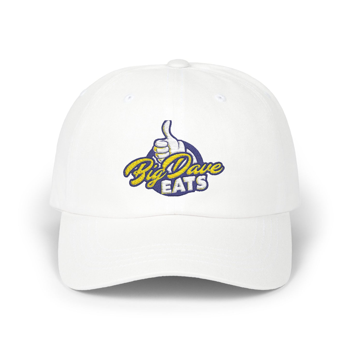 Big Dave Eats Classic Dad Cap - Casual Style for Foodies | 'Big Dave Eats' Embroidery