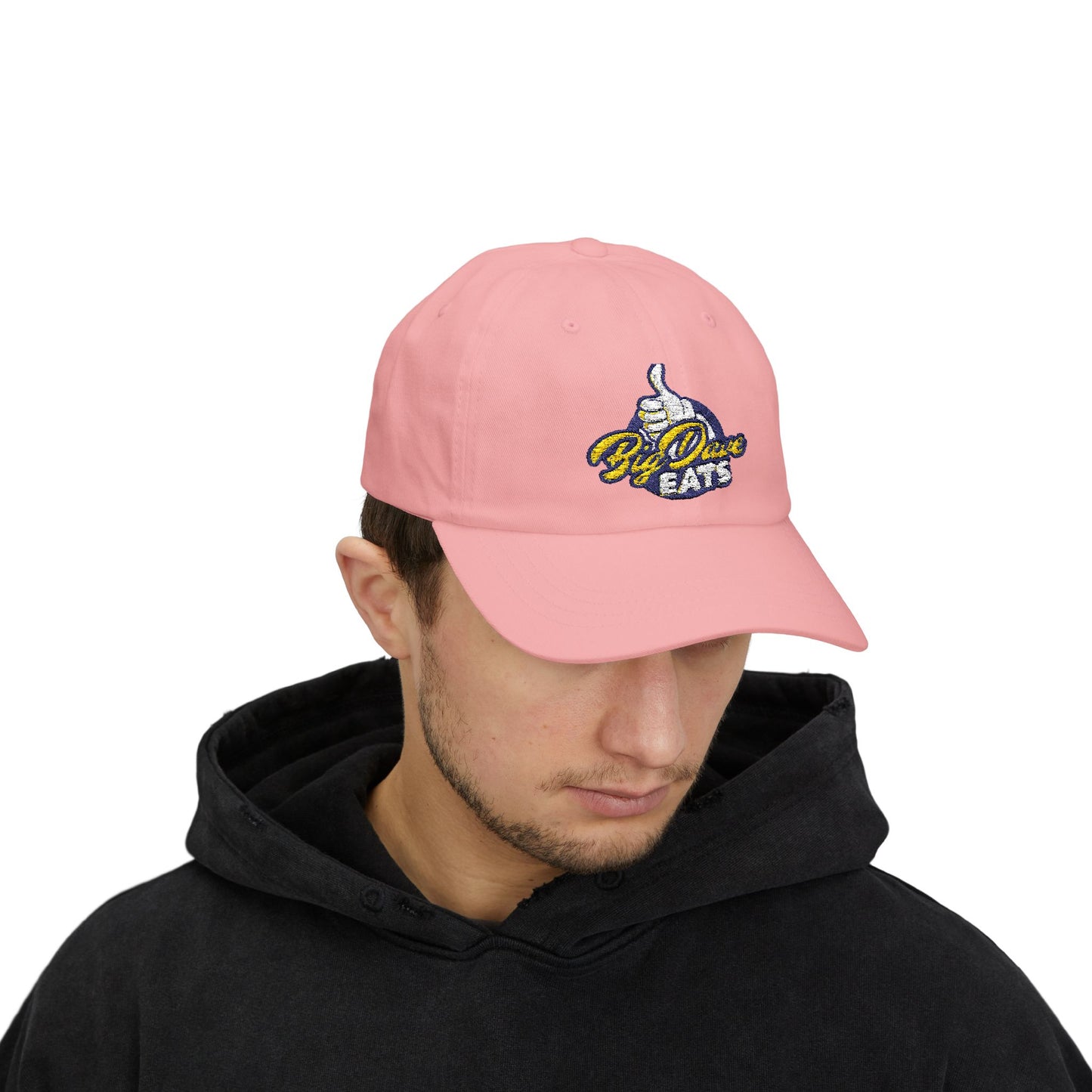 Big Dave Eats Classic Dad Cap - Casual Style for Foodies | 'Big Dave Eats' Embroidery