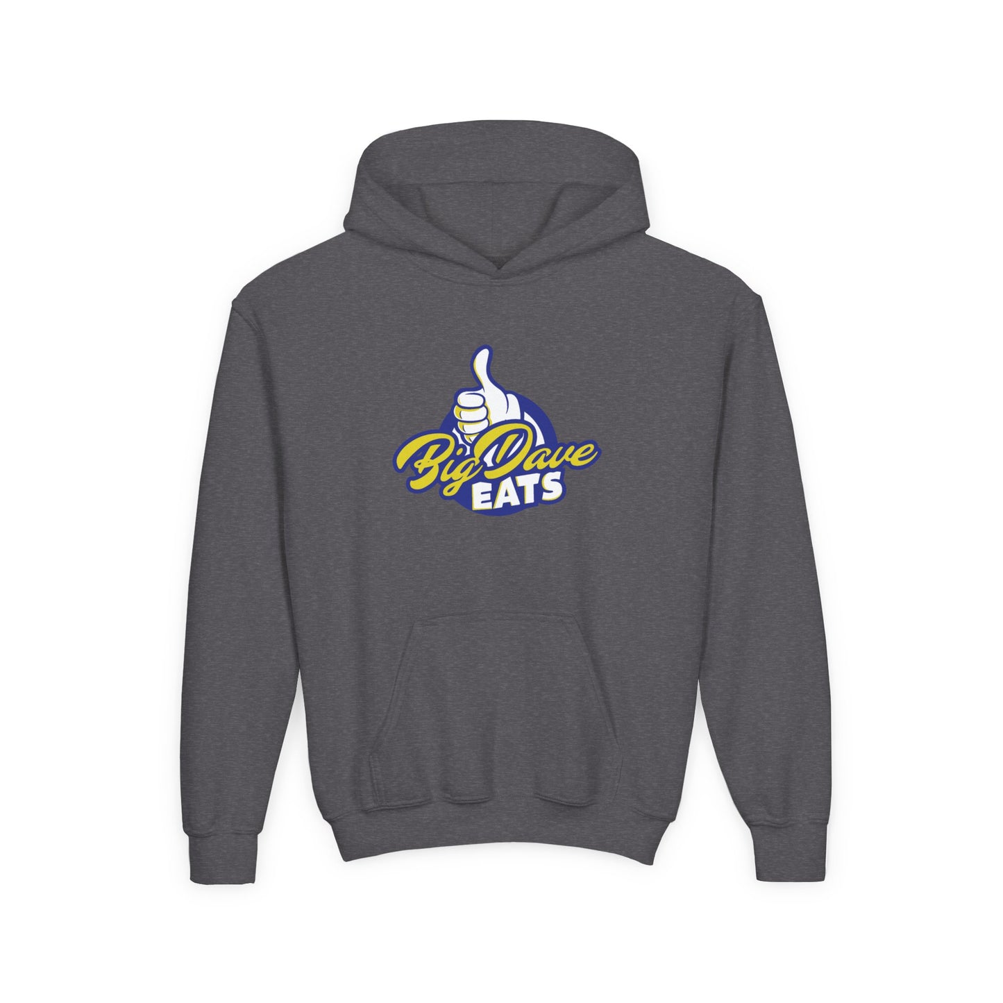 Comfortable Youth Hoodie with Big Dave Eats Design, Casual Wear, Gift Idea for Food Lovers, Cozy Layer for Fall and Winter