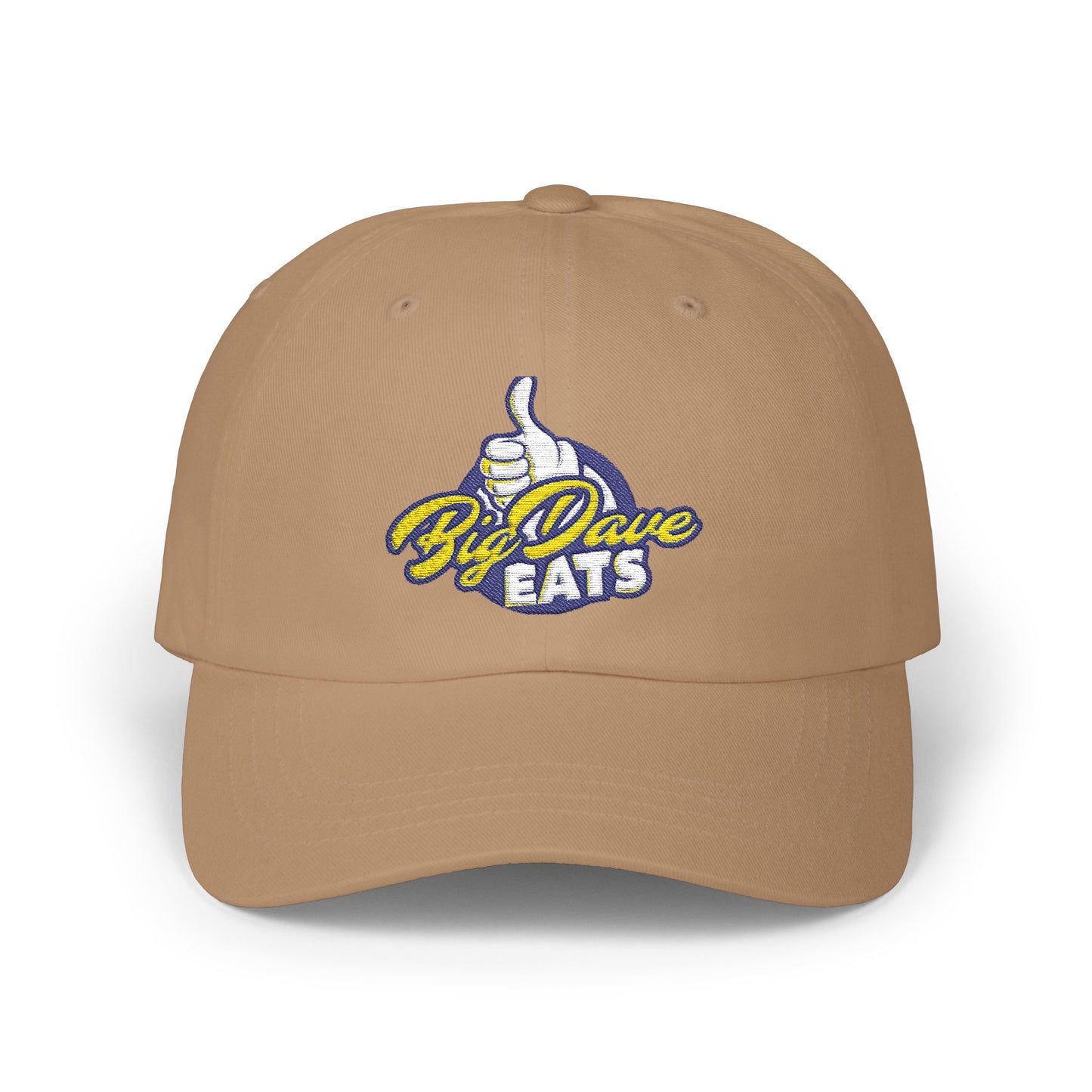 Big Dave Eats Classic Dad Cap - Casual Style for Foodies | 'Big Dave Eats' Embroidery