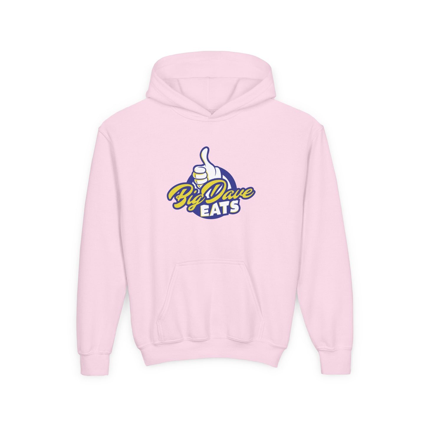 Comfortable Youth Hoodie with Big Dave Eats Design, Casual Wear, Gift Idea for Food Lovers, Cozy Layer for Fall and Winter
