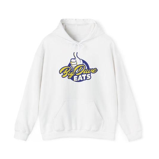 Big Dave Eats Hooded Sweatshirt - Cozy Unisex Sweater for Food Lovers, Perfect for Casual Wear, Gifts, Festivals