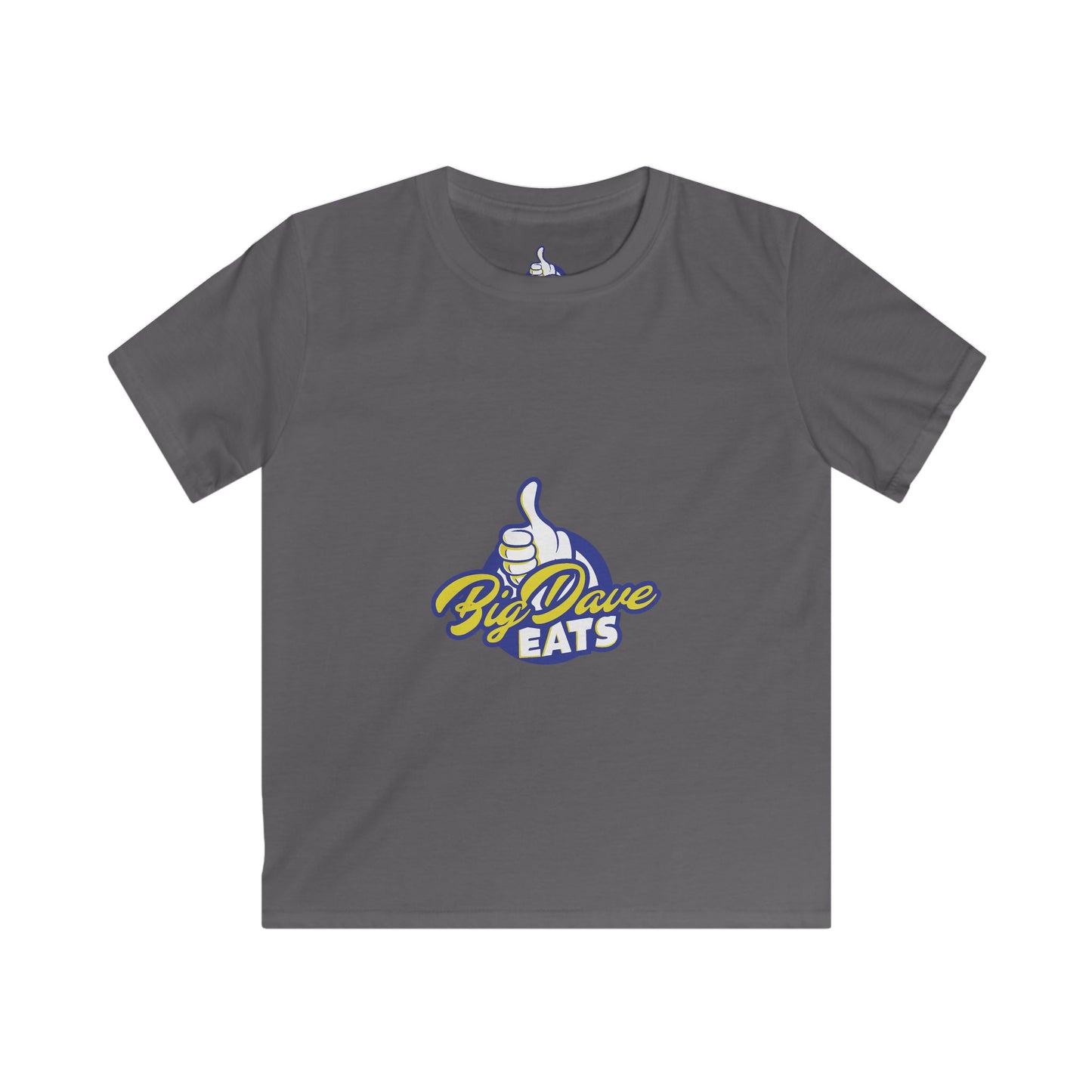 Kids Graphic Tee - Big Dave Eats, Youth Casual T-Shirt, Fun Kids Apparel, Birthday Gift for Boys, Summer Style Shirt, Cool Graphic Design