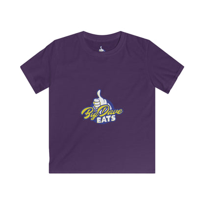 Kids Graphic Tee - Big Dave Eats, Youth Casual T-Shirt, Fun Kids Apparel, Birthday Gift for Boys, Summer Style Shirt, Cool Graphic Design