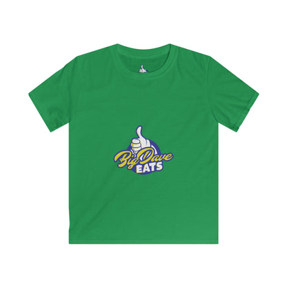 Kids Graphic Tee - Big Dave Eats, Youth Casual T-Shirt, Fun Kids Apparel, Birthday Gift for Boys, Summer Style Shirt, Cool Graphic Design