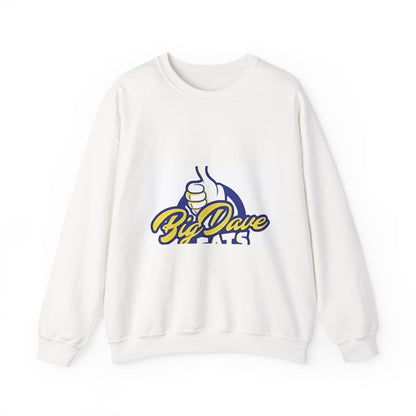 Big Dave Eats Sweatshirt, Unisex Crewneck, Foodie Apparel, Comfort Wear, Gift for Chefs, Casual Everyday Style