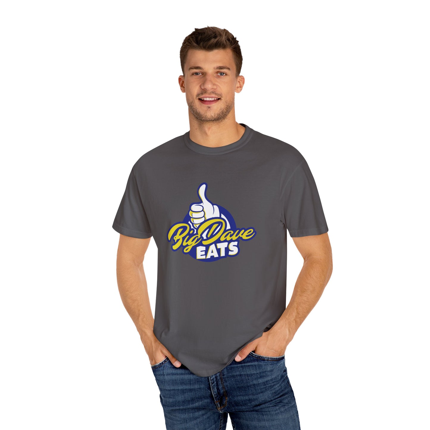 Casual T-Shirt for Food Lovers, By Dave Eats Tee, Unisex Graphic Shirt, Culinary Gift, Summer Outfit