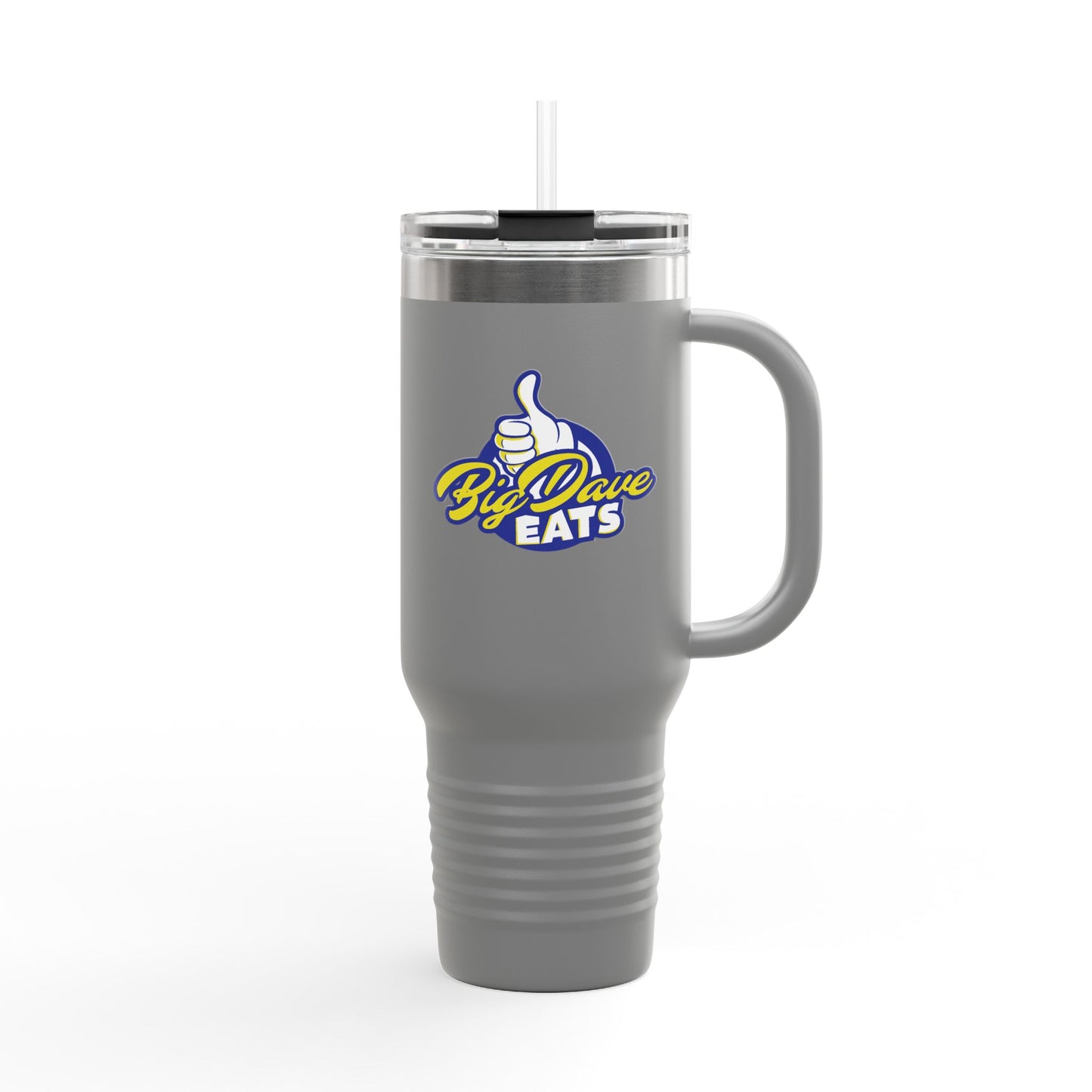 Insulated Travel Mug for On-the-Go, Perfect for Coffee Lovers, Big Dave Eats, Outdoor Adventures, Gifts for Adventurers, 40oz