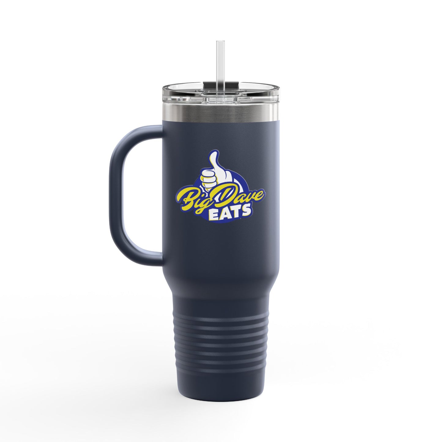 Insulated Travel Mug for On-the-Go, Perfect for Coffee Lovers, Big Dave Eats, Outdoor Adventures, Gifts for Adventurers, 40oz