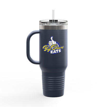 Insulated Travel Mug for On-the-Go, Perfect for Coffee Lovers, Big Dave Eats, Outdoor Adventures, Gifts for Adventurers, 40oz