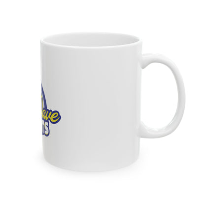 Big Dave Eats Ceramic Mug - Fun Coffee Cup for Food Lovers - 11oz & 15oz
