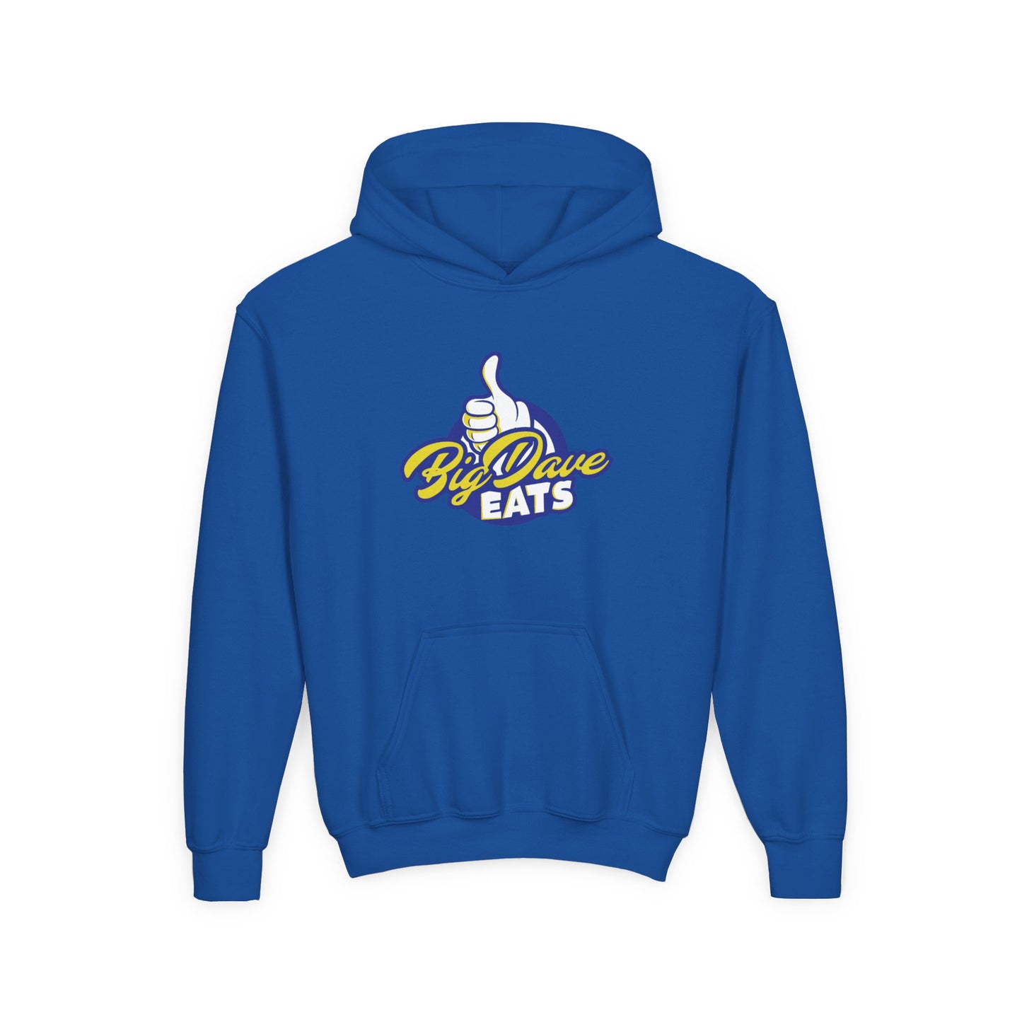 Comfortable Youth Hoodie with Big Dave Eats Design, Casual Wear, Gift Idea for Food Lovers, Cozy Layer for Fall and Winter