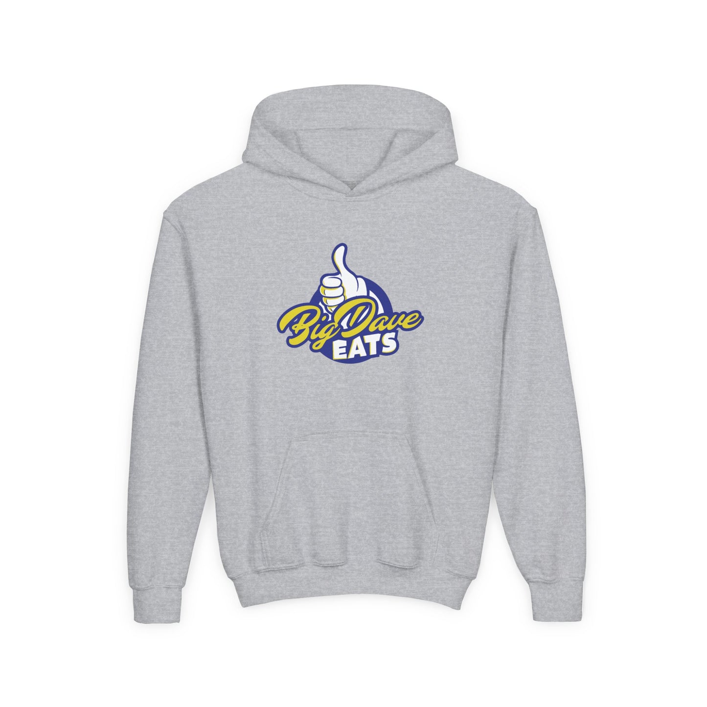 Comfortable Youth Hoodie with Big Dave Eats Design, Casual Wear, Gift Idea for Food Lovers, Cozy Layer for Fall and Winter