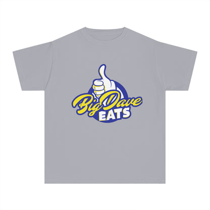 Youth Midweight Tee - Big Dave Eats, Fun T-Shirt for Kids, Perfect for Food Lovers, Casual Wear, Birthday Gift, Summer Style