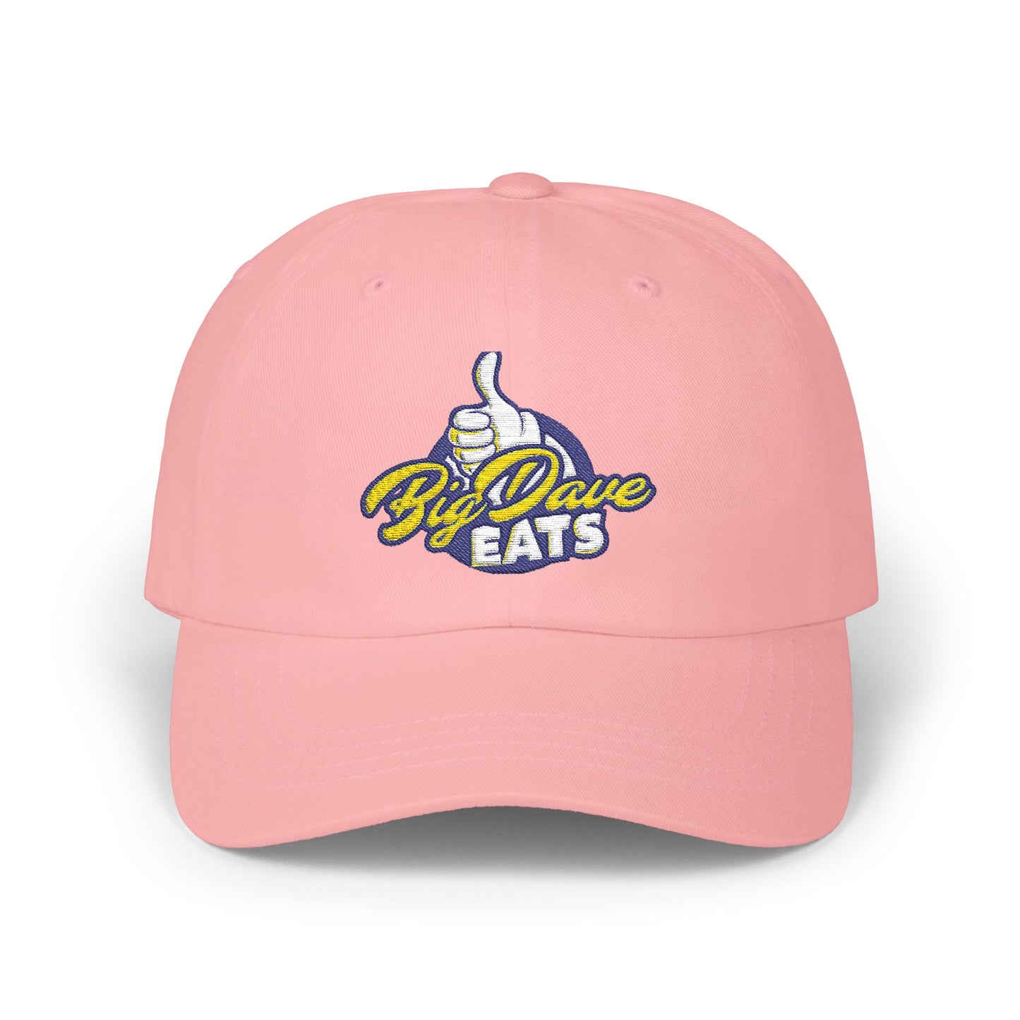 Big Dave Eats Classic Dad Cap - Casual Style for Foodies | 'Big Dave Eats' Embroidery