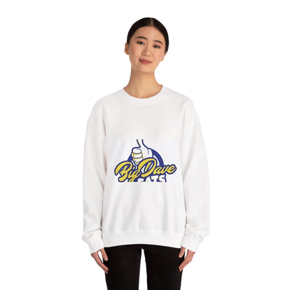Big Dave Eats Sweatshirt, Unisex Crewneck, Foodie Apparel, Comfort Wear, Gift for Chefs, Casual Everyday Style