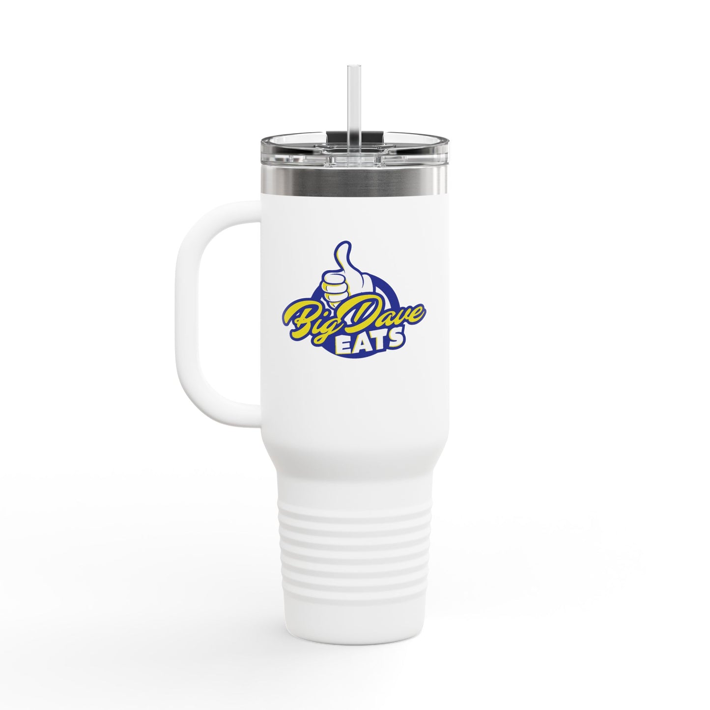 Insulated Travel Mug for On-the-Go, Perfect for Coffee Lovers, Big Dave Eats, Outdoor Adventures, Gifts for Adventurers, 40oz