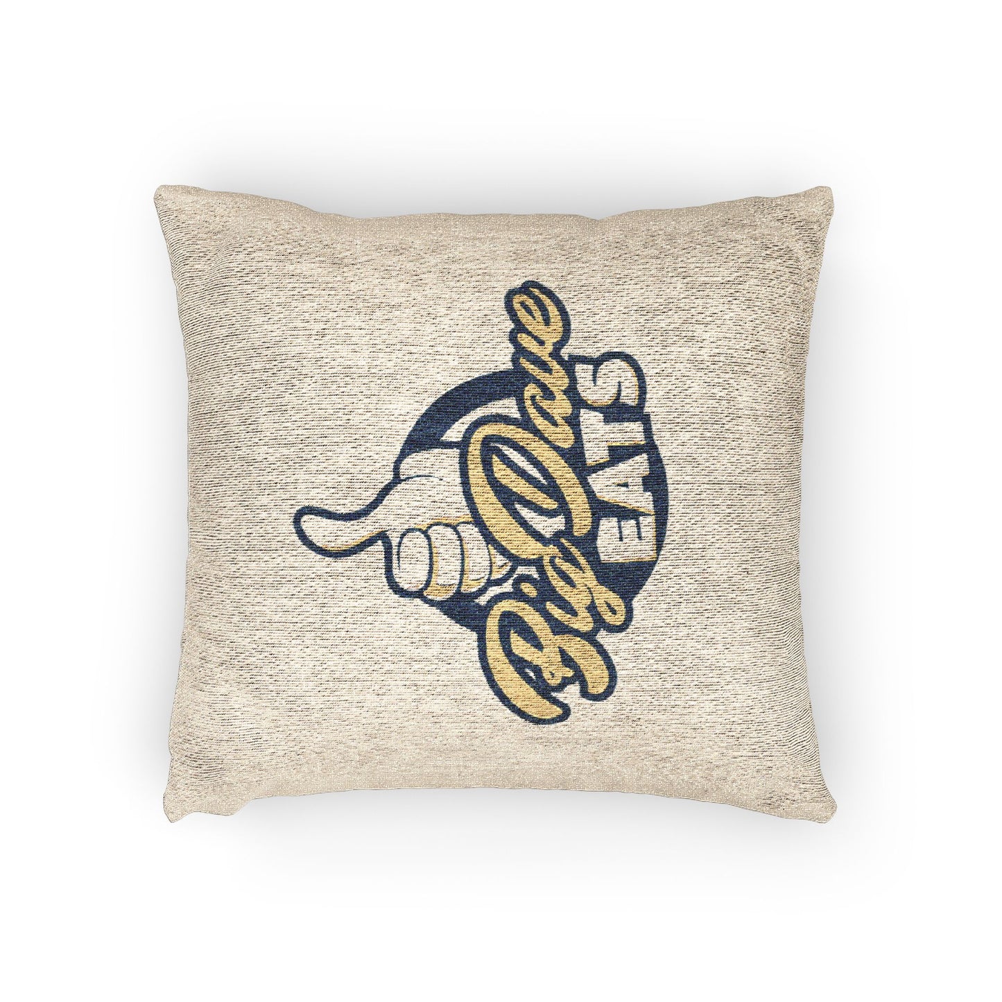Big Dave Eats Woven Pillow, Cozy Home Decor, Funny Throw Pillows, Kitchen Accent, Gift for Food Lovers, Unique Couch Cushion