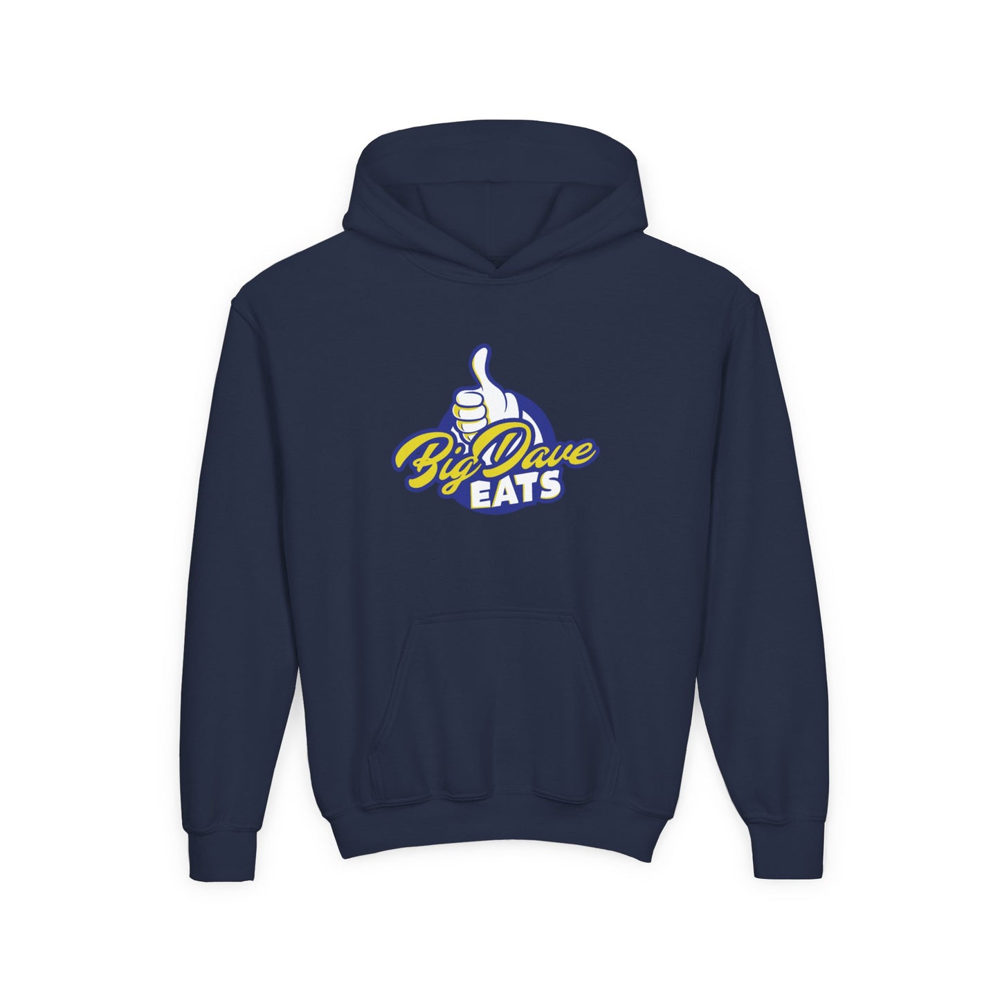 Comfortable Youth Hoodie with Big Dave Eats Design, Casual Wear, Gift Idea for Food Lovers, Cozy Layer for Fall and Winter