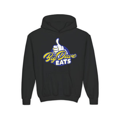 Youth Heavy Blend Hooded Sweatshirt - Big Dave Eats, Comfortable Hoodie for Kids, Perfect for Food Lovers, Fun Gift, Casual Wear