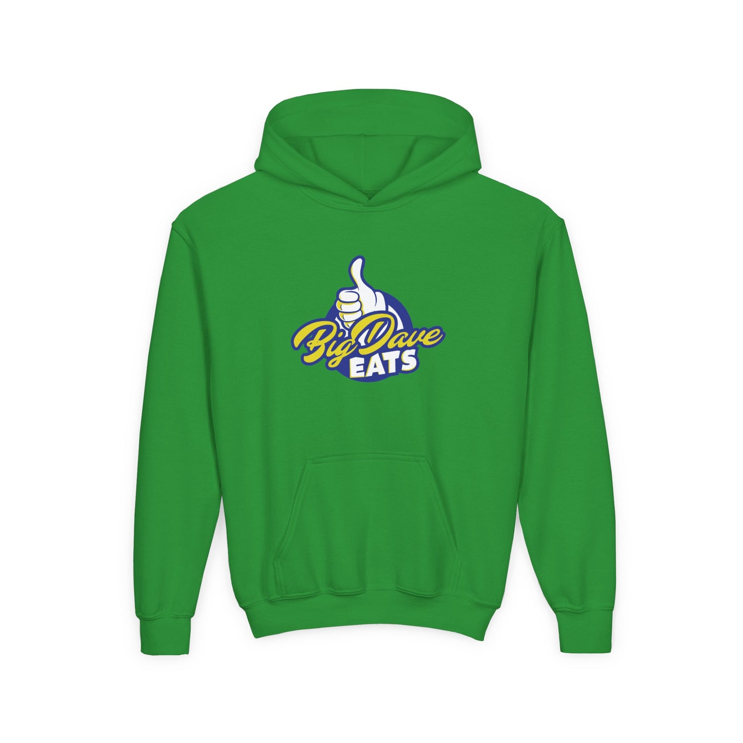 Comfortable Youth Hoodie with Big Dave Eats Design, Casual Wear, Gift Idea for Food Lovers, Cozy Layer for Fall and Winter