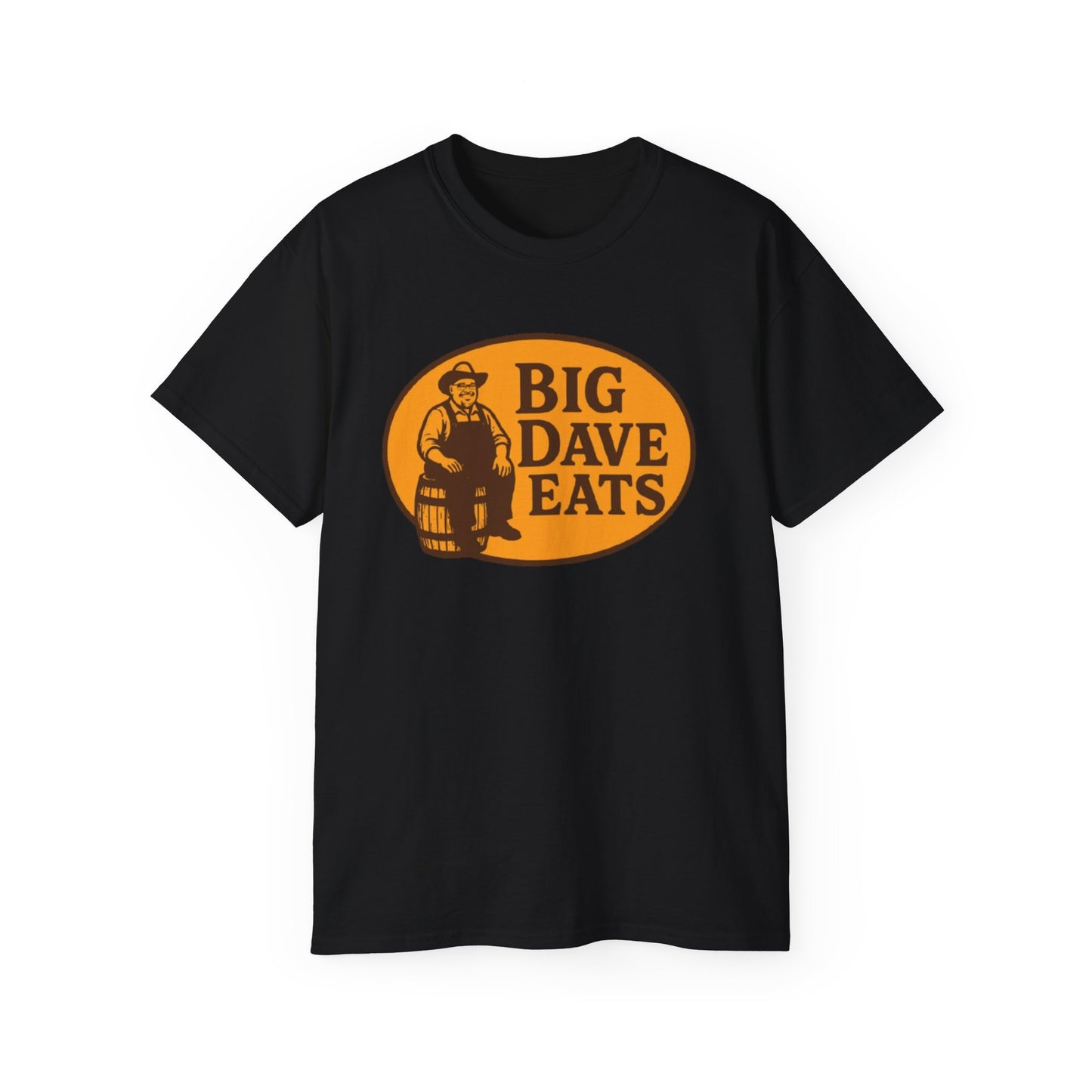 Big Dave Eats Unisex Ultra Cotton Tee | Fun Eating Shirt, Foodie Gift, Casual Style, Chef Apparel, Kitchen Humor Tee