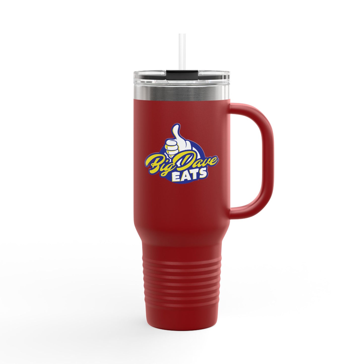 Insulated Travel Mug for On-the-Go, Perfect for Coffee Lovers, Big Dave Eats, Outdoor Adventures, Gifts for Adventurers, 40oz