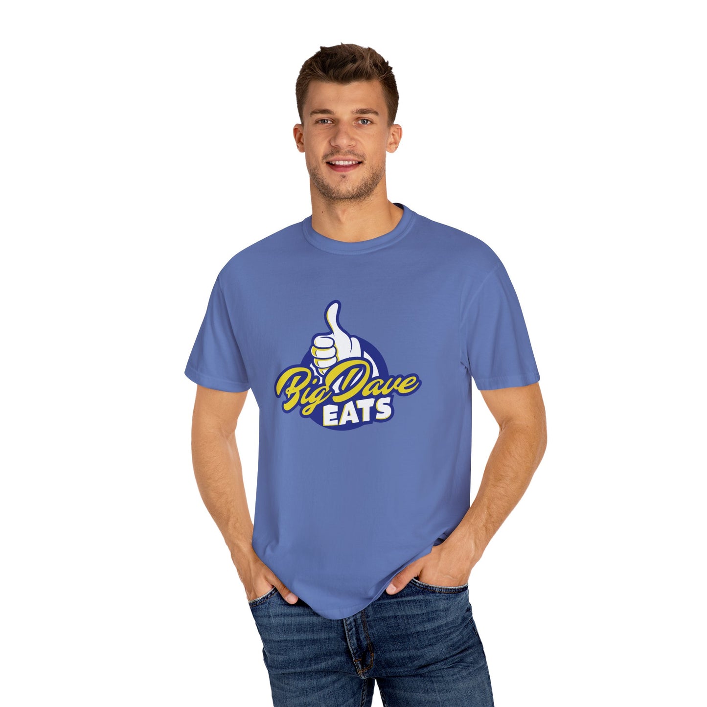 Casual T-Shirt for Food Lovers, By Dave Eats Tee, Unisex Graphic Shirt, Culinary Gift, Summer Outfit