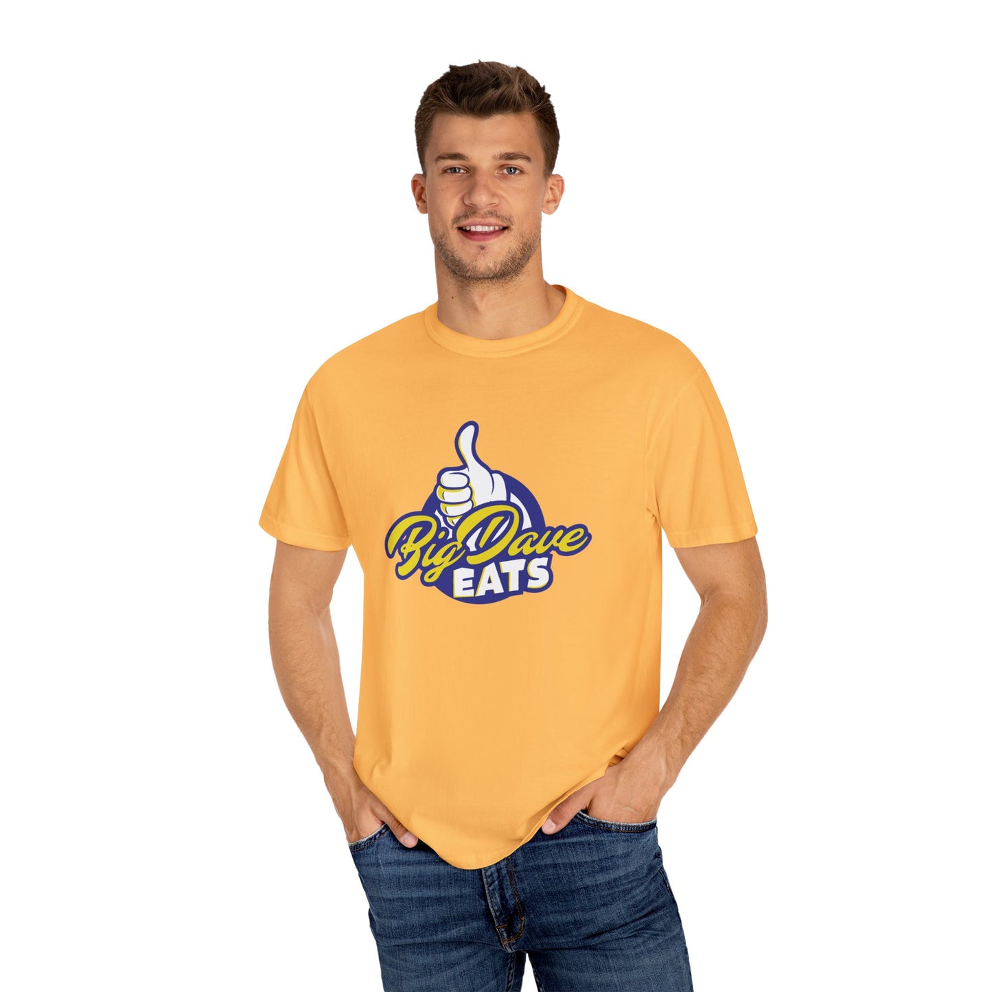 Casual T-Shirt for Food Lovers, By Dave Eats Tee, Unisex Graphic Shirt, Culinary Gift, Summer Outfit