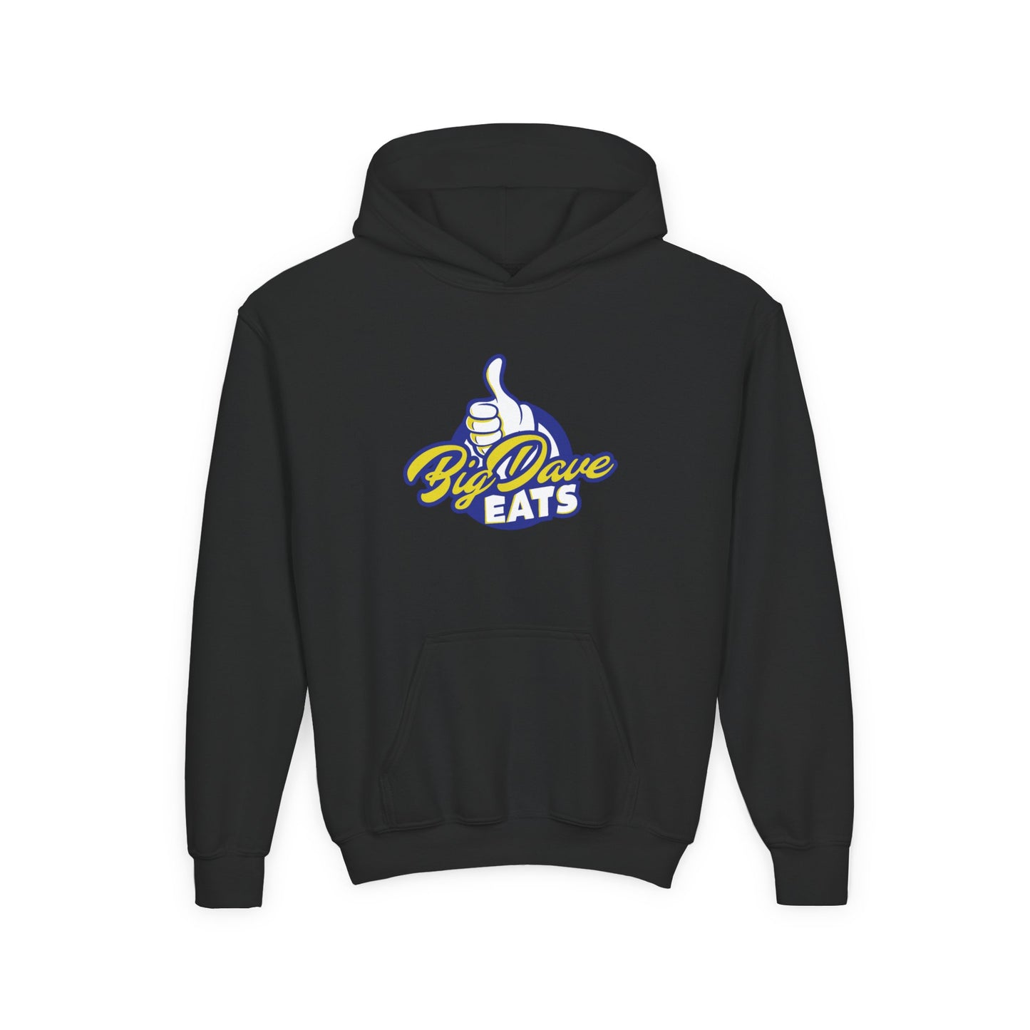Comfortable Youth Hoodie with Big Dave Eats Design, Casual Wear, Gift Idea for Food Lovers, Cozy Layer for Fall and Winter