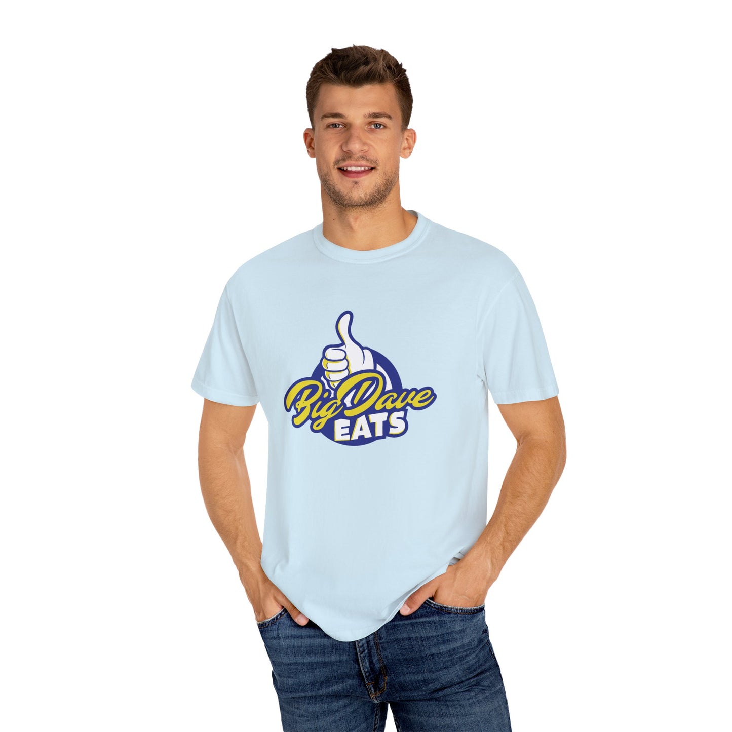 Casual T-Shirt for Food Lovers, By Dave Eats Tee, Unisex Graphic Shirt, Culinary Gift, Summer Outfit