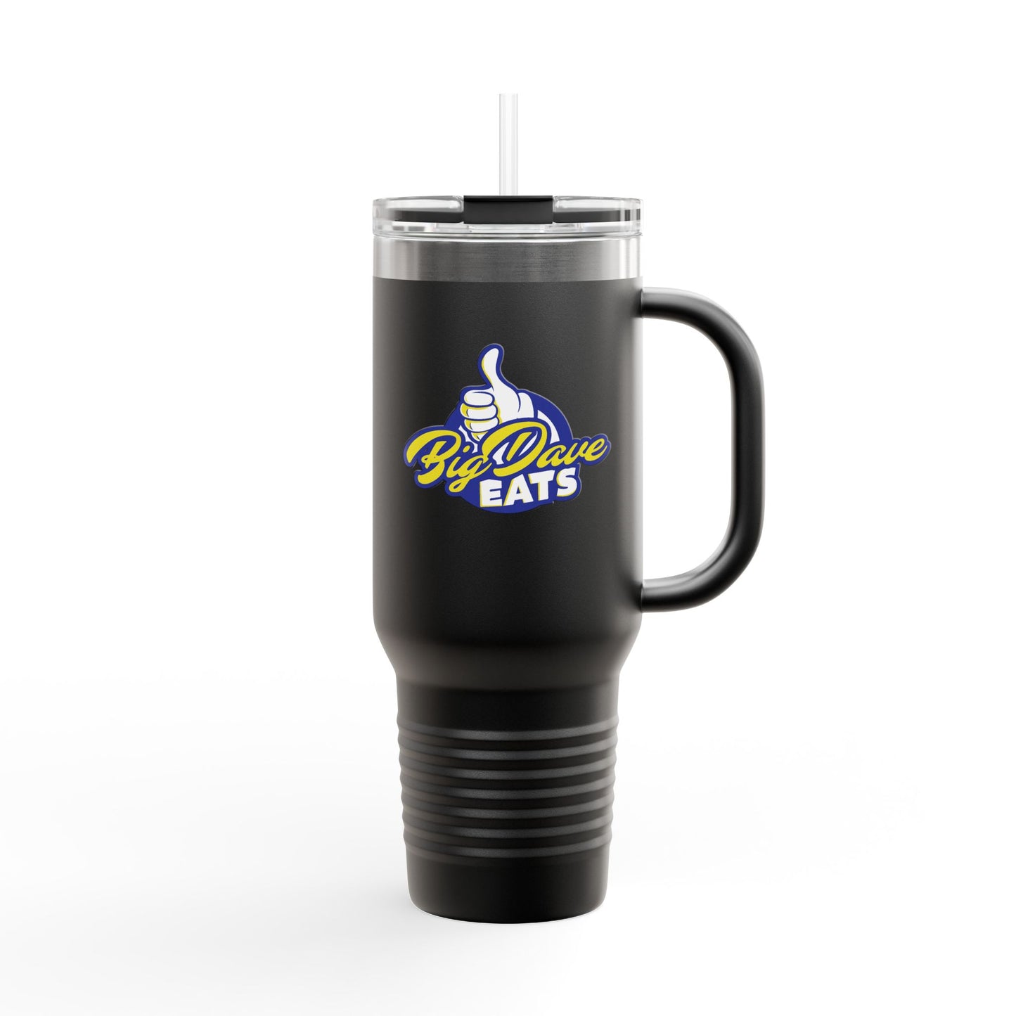 Insulated Travel Mug for On-the-Go, Perfect for Coffee Lovers, Big Dave Eats, Outdoor Adventures, Gifts for Adventurers, 40oz