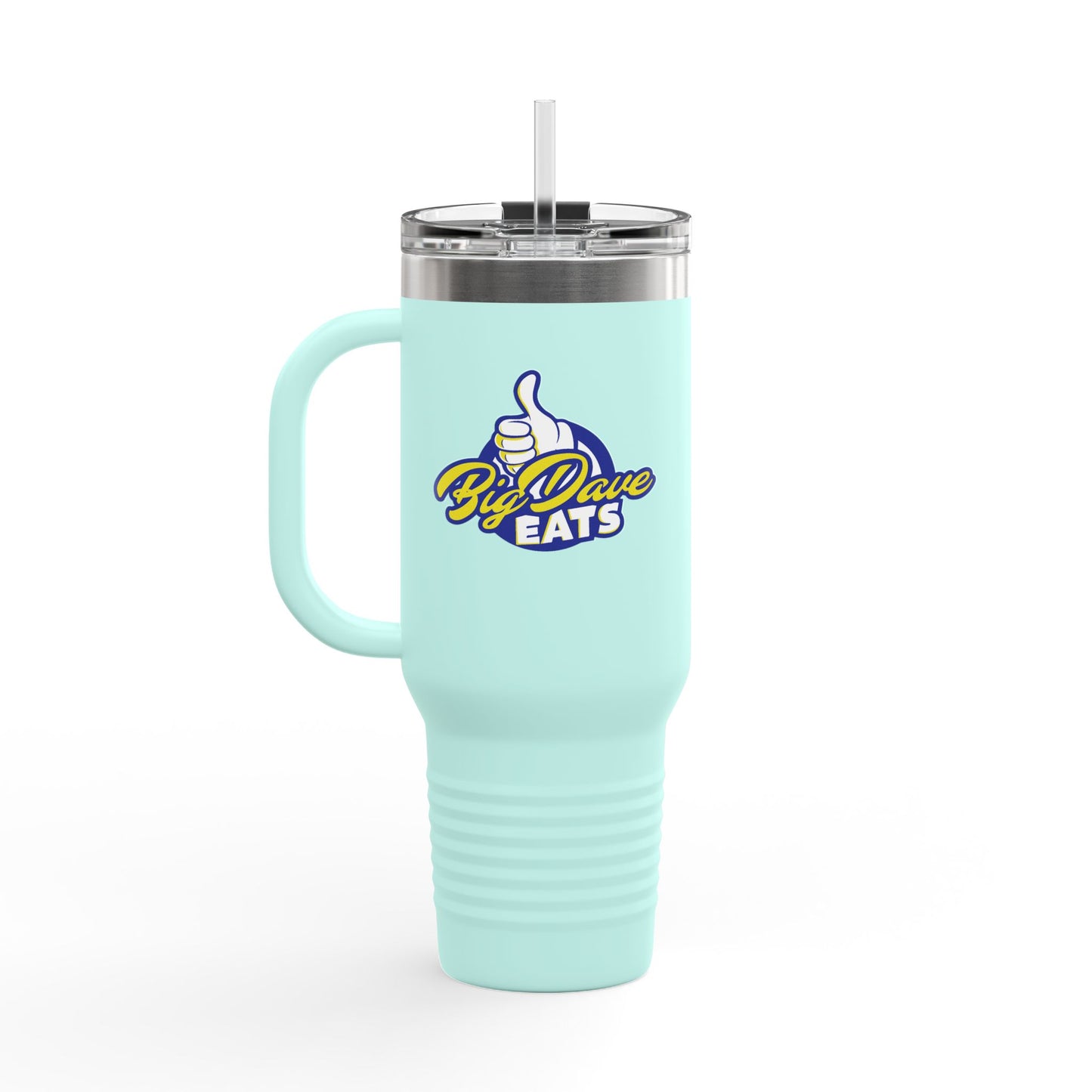 Insulated Travel Mug for On-the-Go, Perfect for Coffee Lovers, Big Dave Eats, Outdoor Adventures, Gifts for Adventurers, 40oz