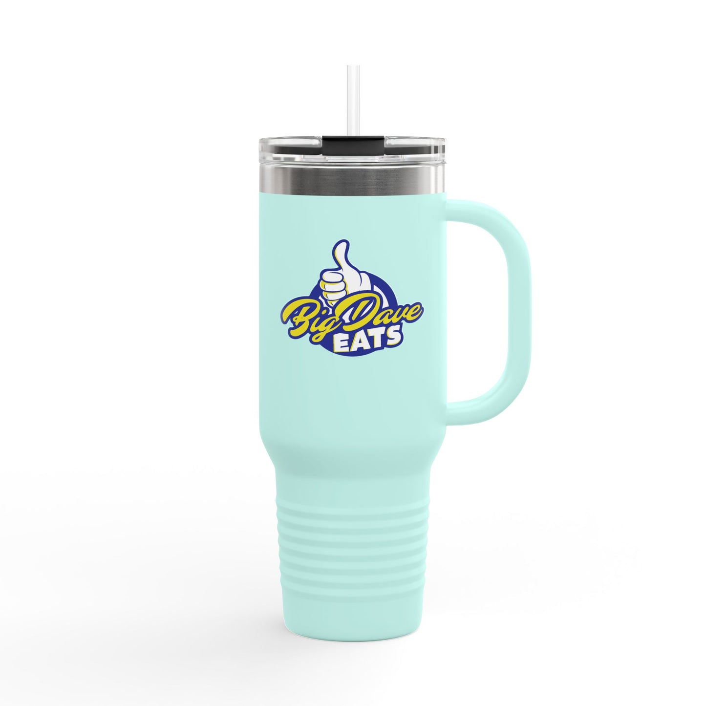 Insulated Travel Mug for On-the-Go, Perfect for Coffee Lovers, Big Dave Eats, Outdoor Adventures, Gifts for Adventurers, 40oz
