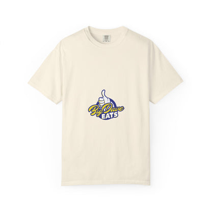 Unisex Garment-Dyed T-Shirt with 'By Dave Eats' Design, Casual Wear, Foodie Gift, Comfortable Everyday Tee, Great for BBQs and Parties