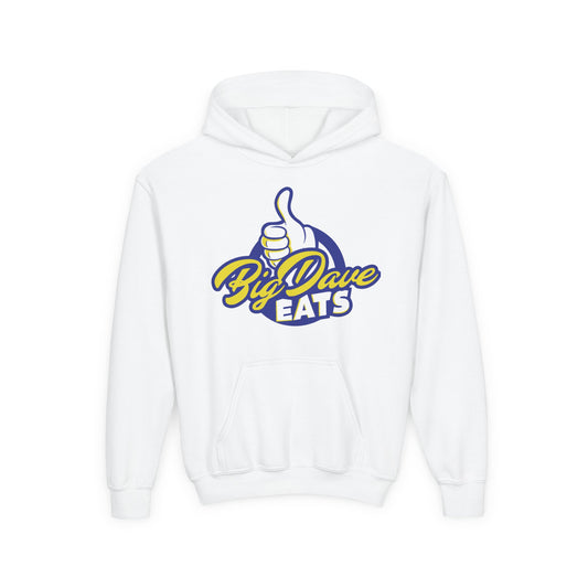 Youth Heavy Blend Hooded Sweatshirt - Big Dave Eats, Comfortable Hoodie for Kids, Perfect for Food Lovers, Fun Gift, Casual Wear